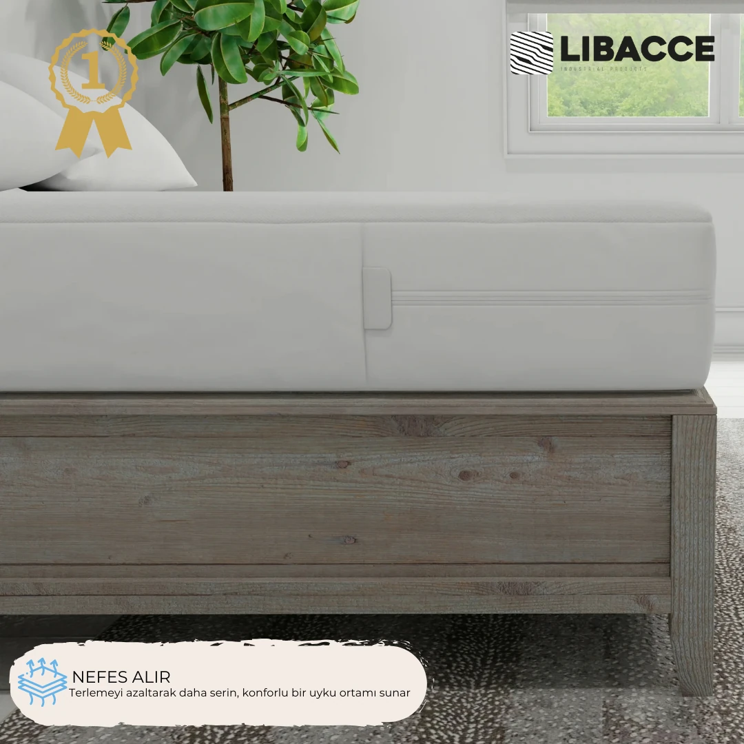 AquaShield Fermuarlı Beyaz Sıvı Geçirmez Yatak Koruyucu Alez