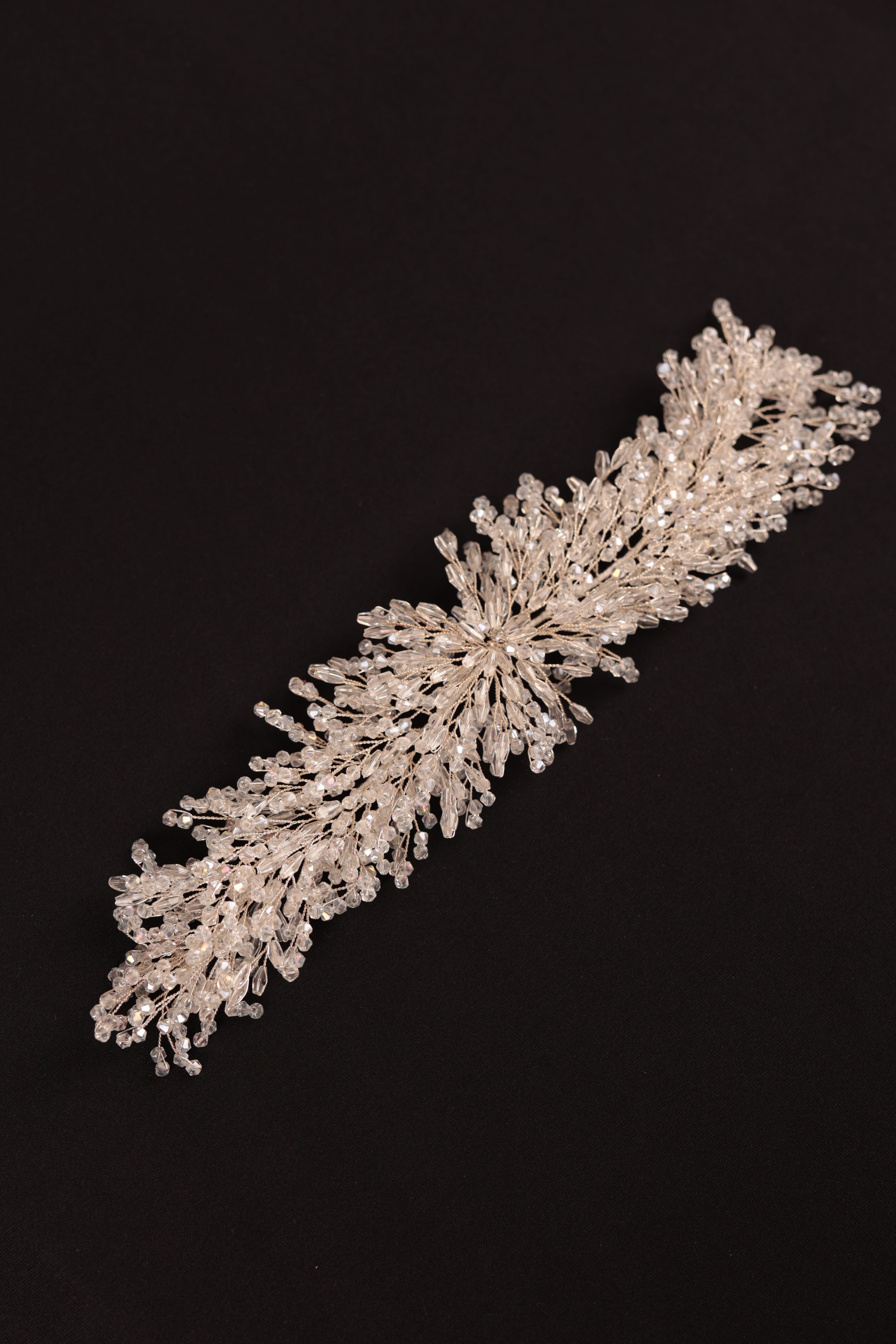 Crystal Embroidered Bridal Hairpin | 1102