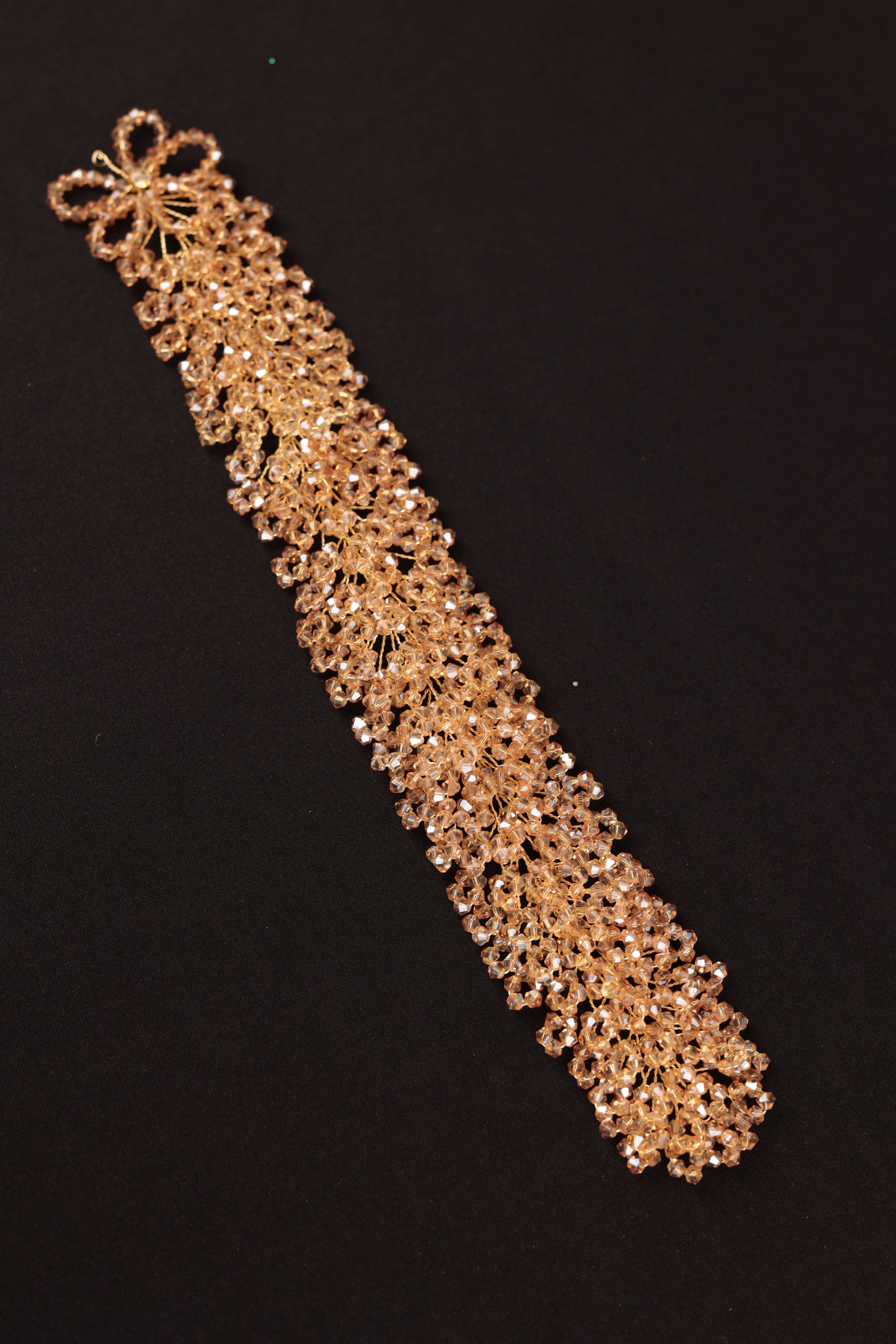 Bead Embroidered Engagement Hairpin | 1113