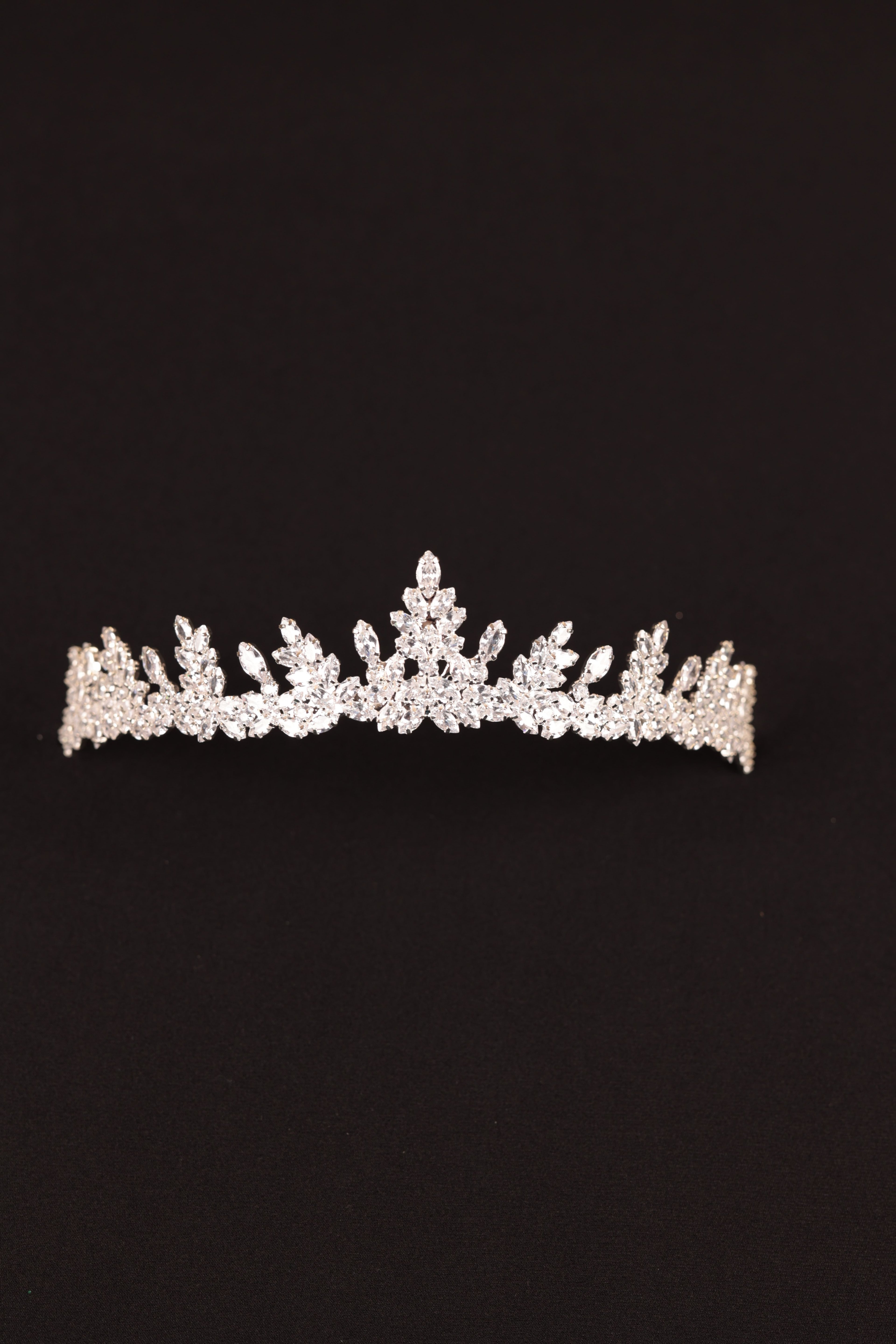 Crystal Zircon Helen Bridal Crown | 1045