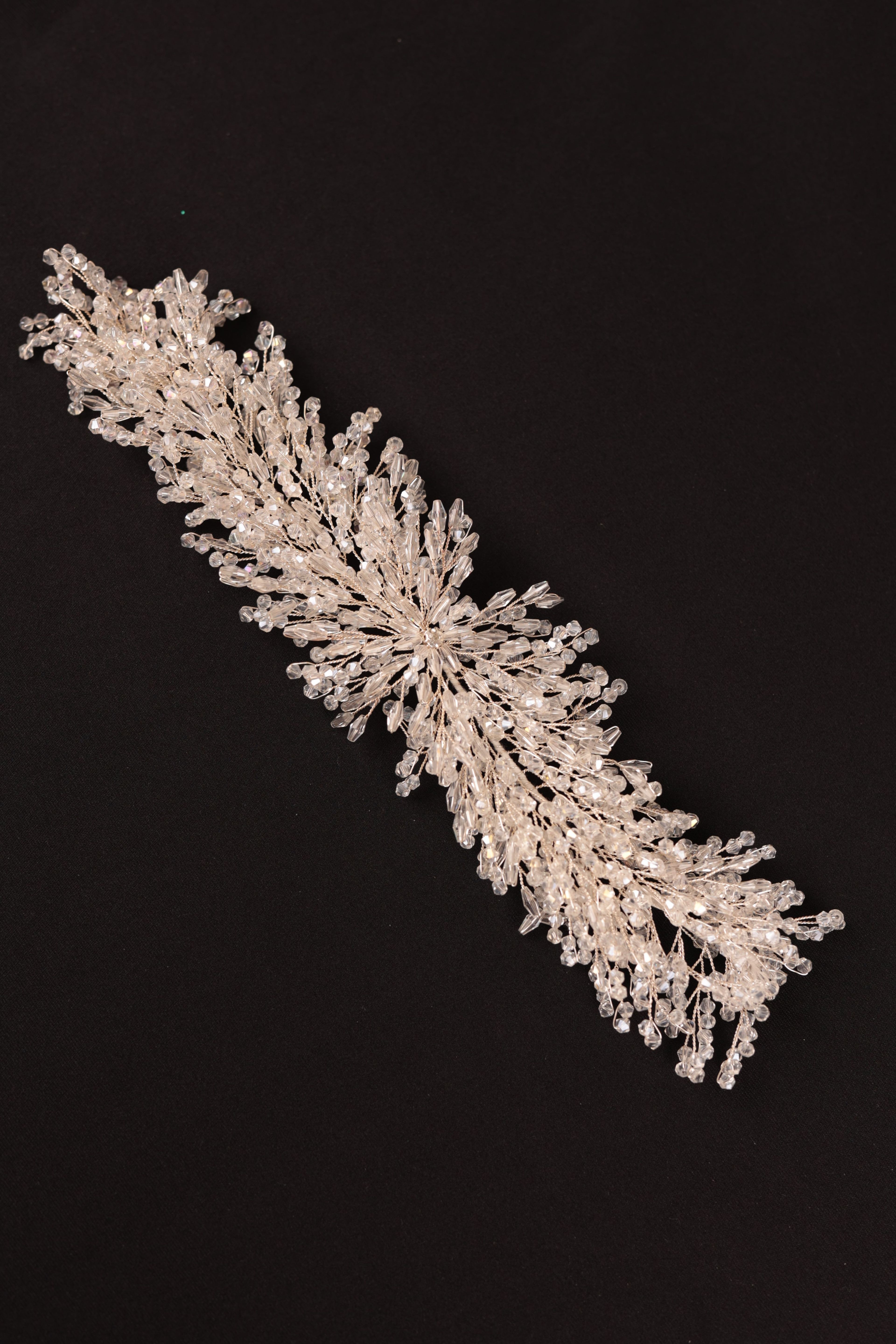 Crystal Embroidered Bridal Hairpin | 1102