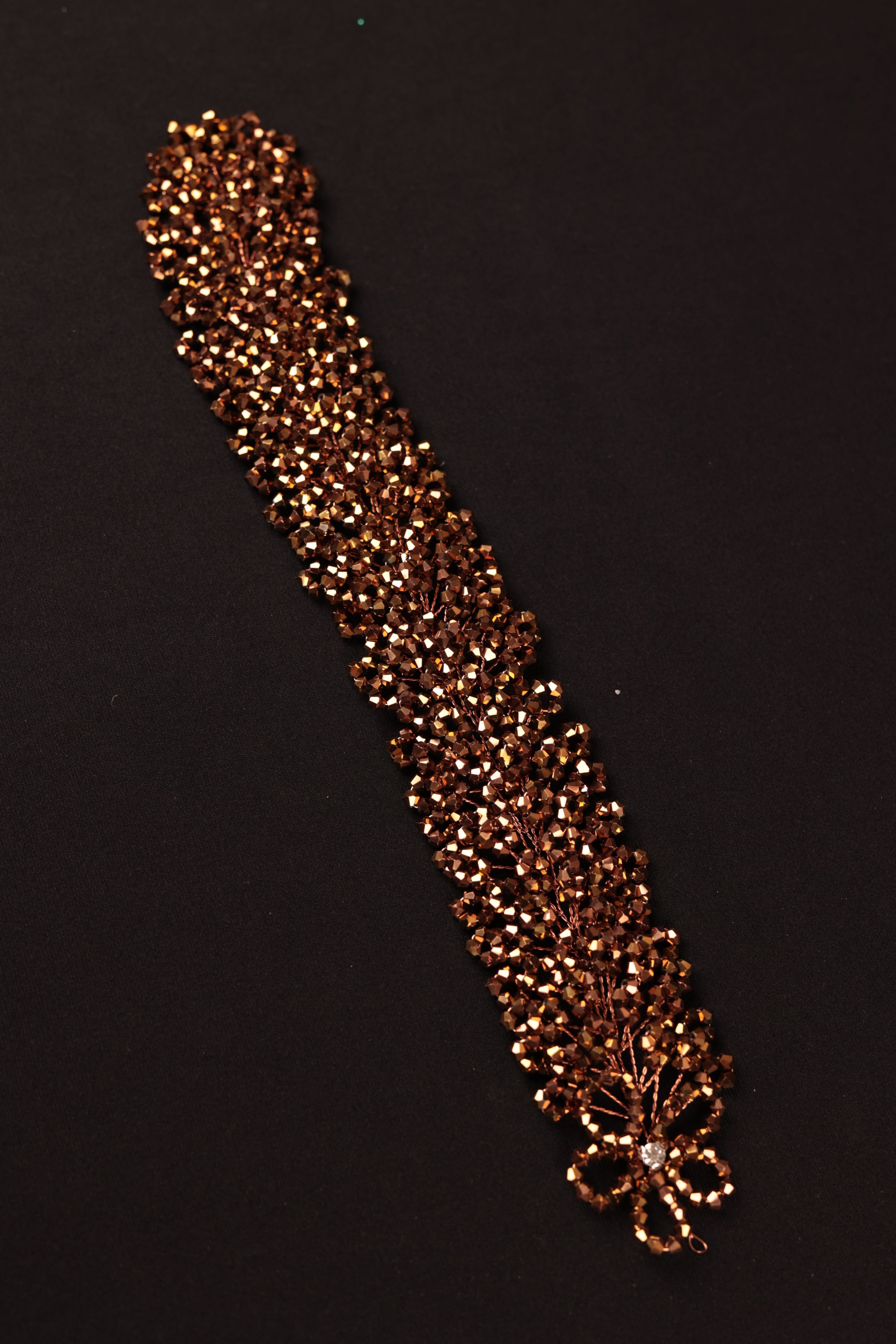 Bead Embroidered Engagement Hairpin | 1115