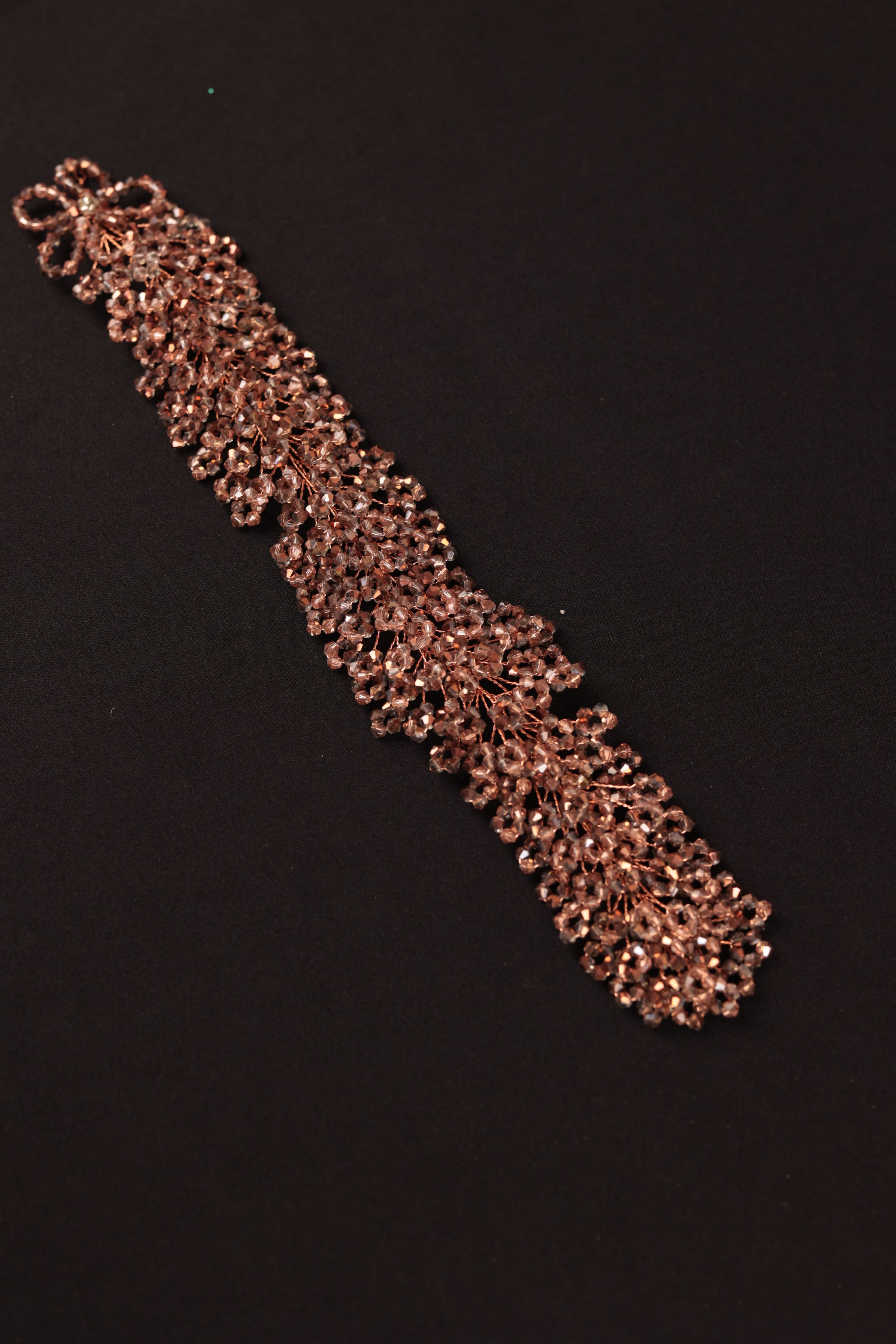 Bead Embroidered Engagement Hairpin | 1117