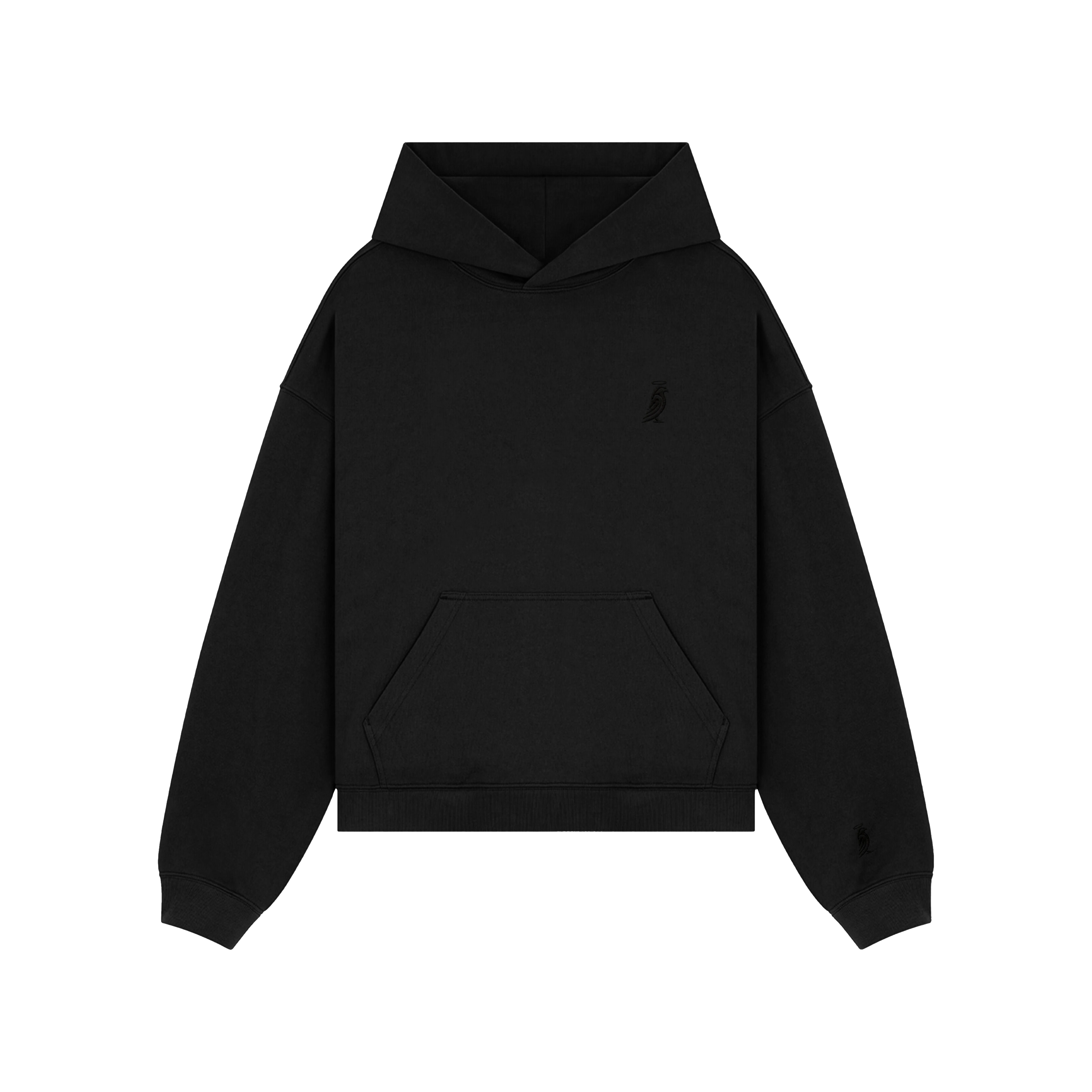 Nakışlı Comfort Fit Hoodie