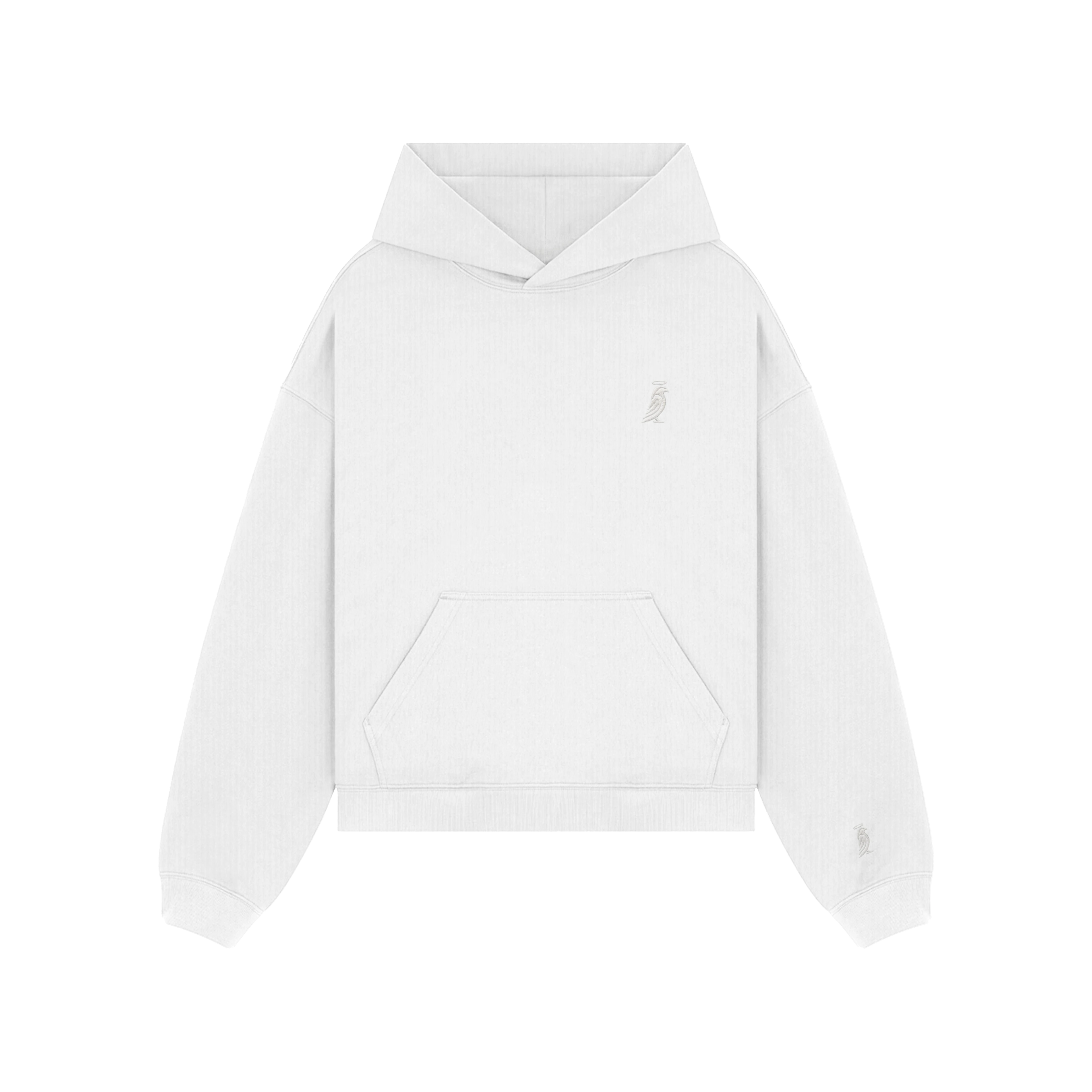 Nakışlı Comfort Fit Hoodie