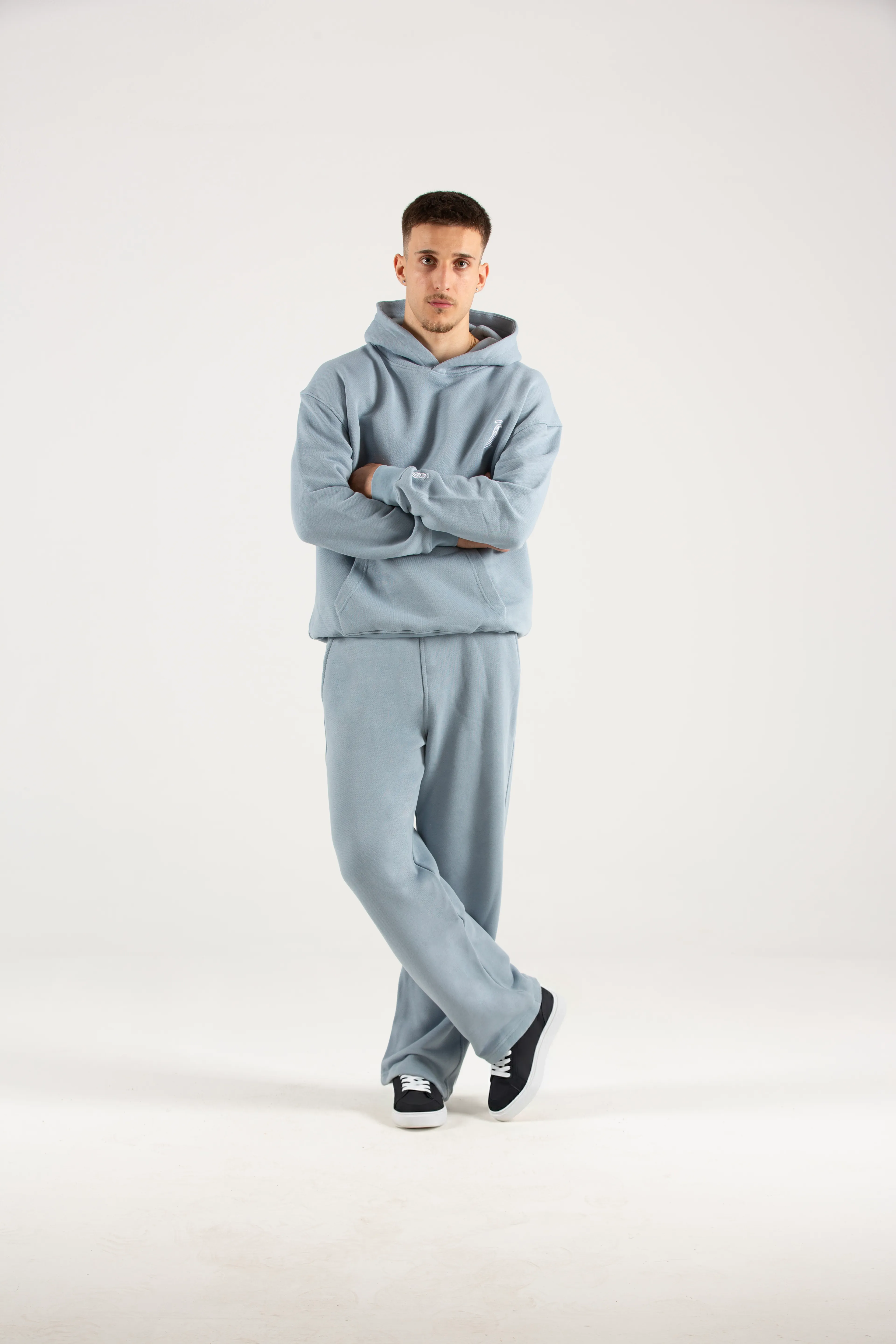 Nakışlı Comfort Fit Hoodie