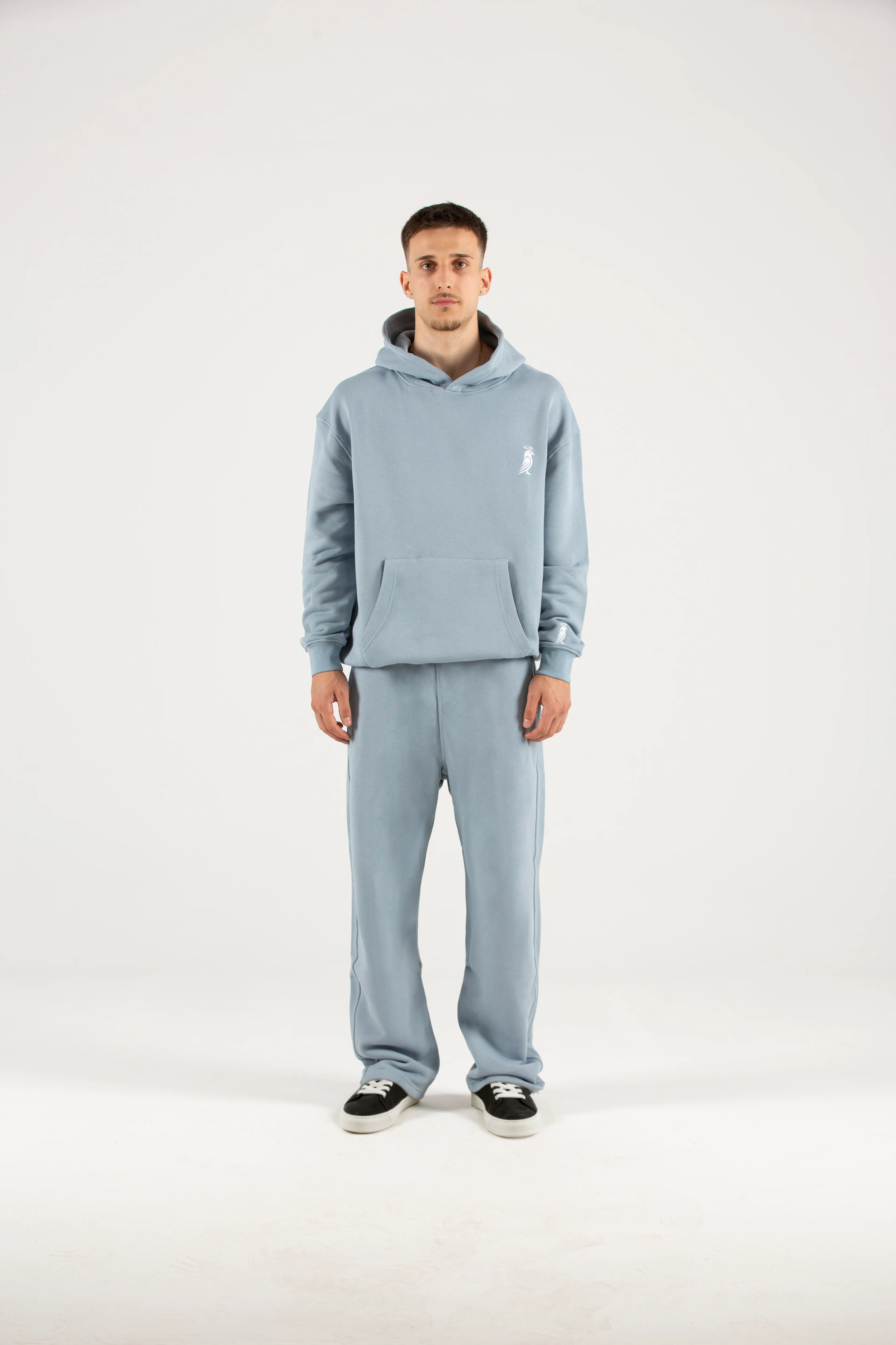 Nakışlı Comfort Fit Hoodie