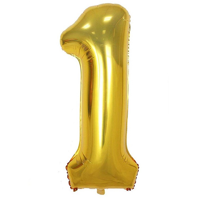 RAKAM BALON FOLYO GOLD RENK 40 İNÇ (100 CM) - 1