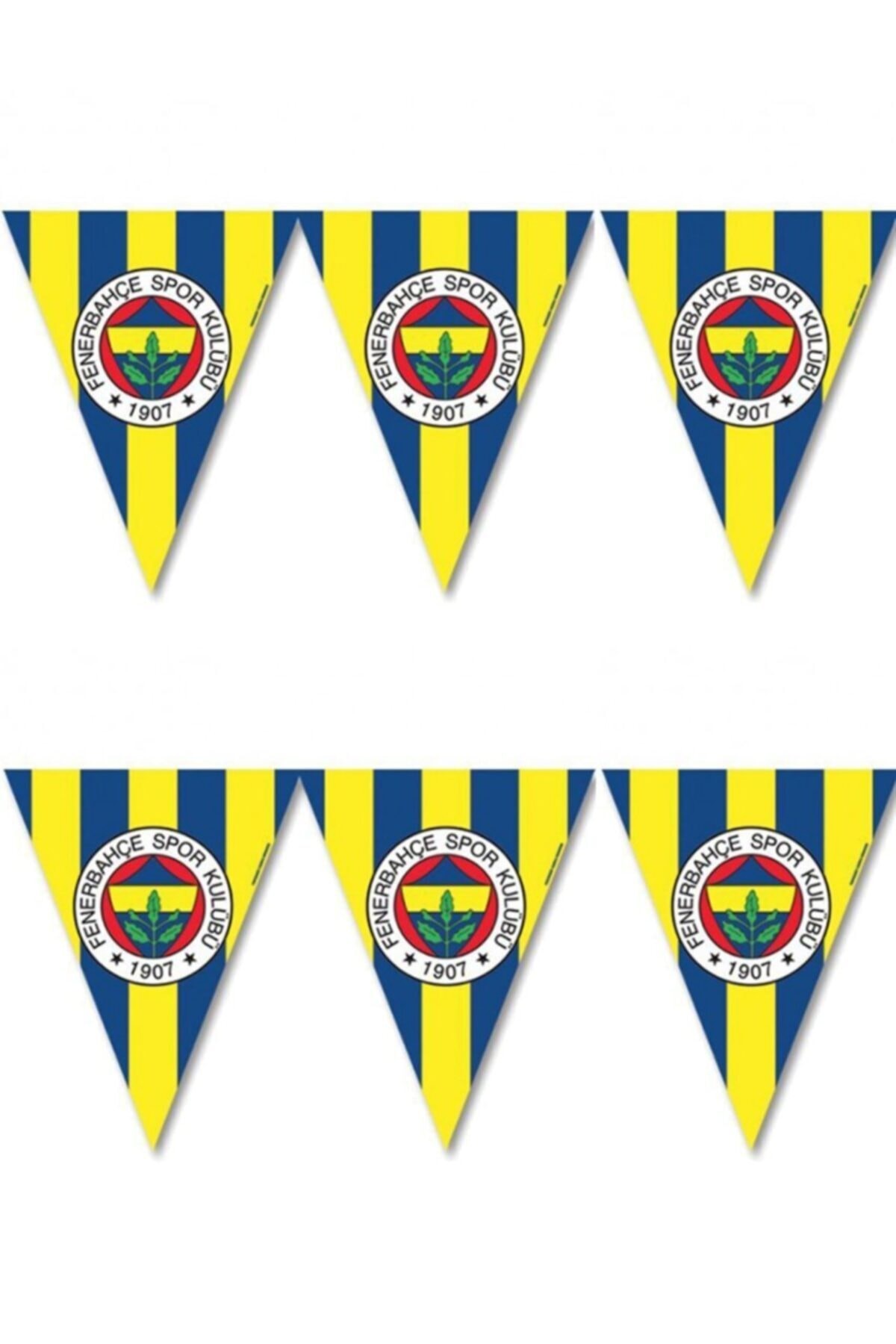 Fenerbahçe Üçgen Flama Bayrak Set