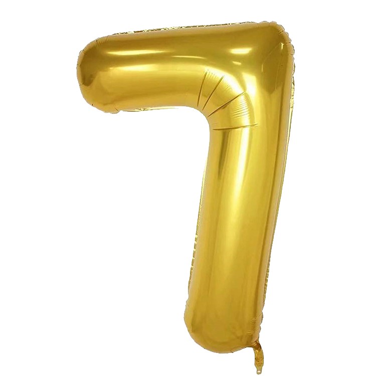 RAKAM BALON FOLYO GOLD RENK 40 İNÇ (100 CM) - 7