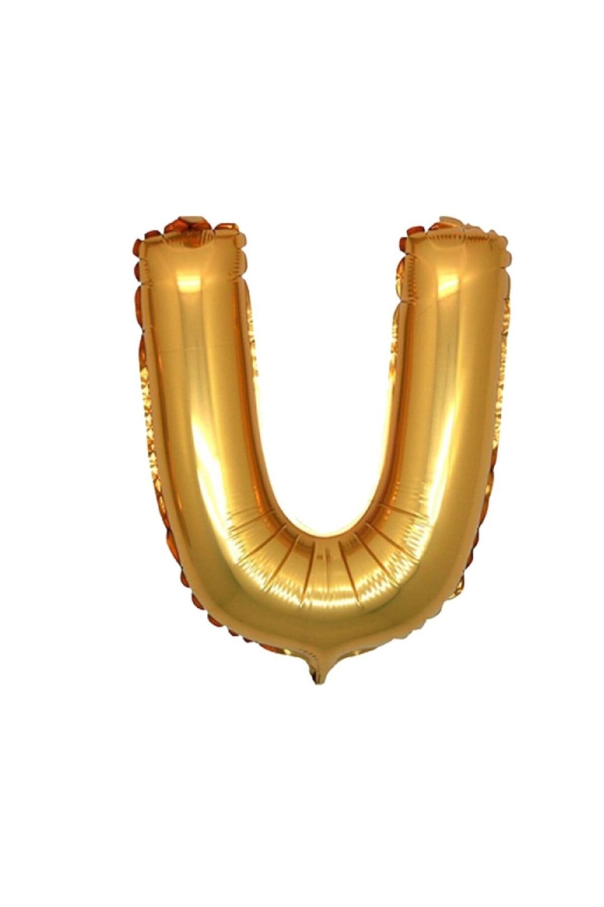 Harf Balon Folyo U Harfi Gold 34 Inç (76 Cm)