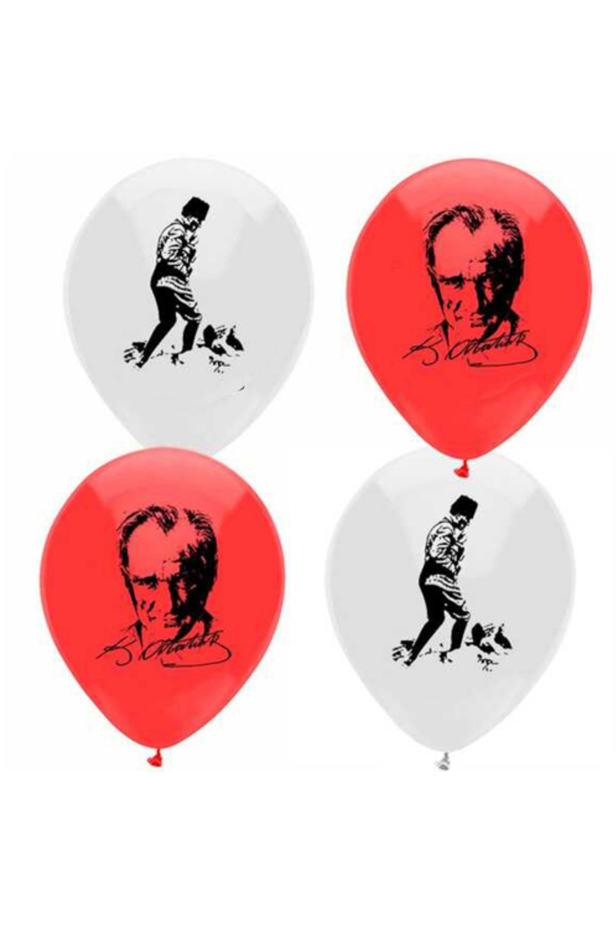 Atatürk Baskılı Balon Lateks 100 Lü