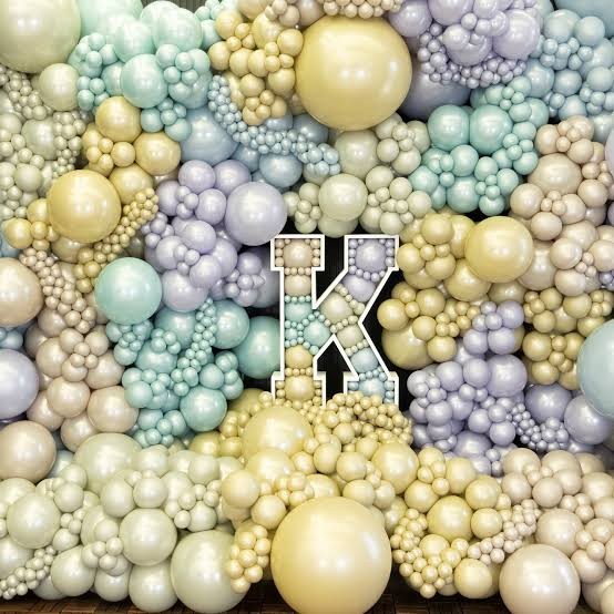 Kalisan Balon Aura Serisi Simli Parlak 12 inç 