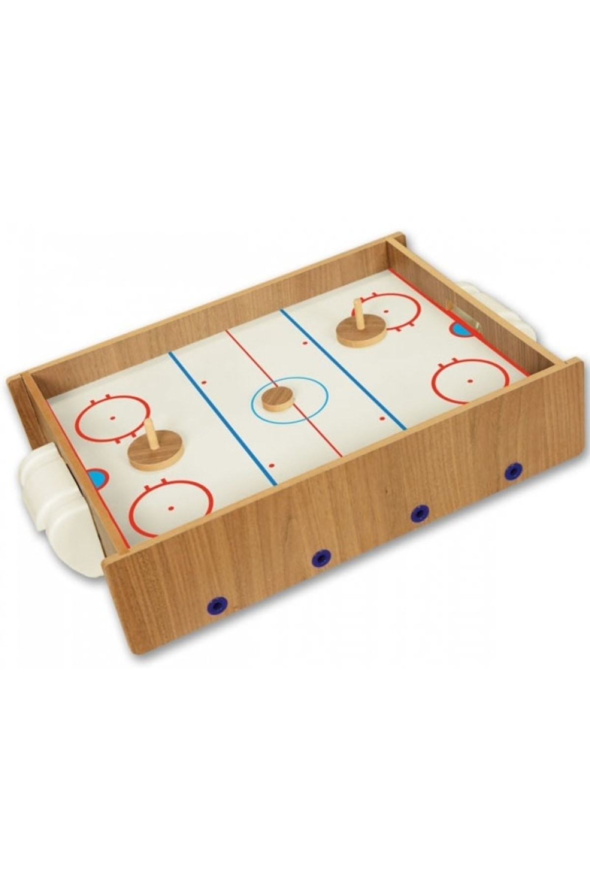 Ahşap Hokey Ve Masa Maçı Oyunu 412 Matrax Oyuncak (2 Si Bir Arada)