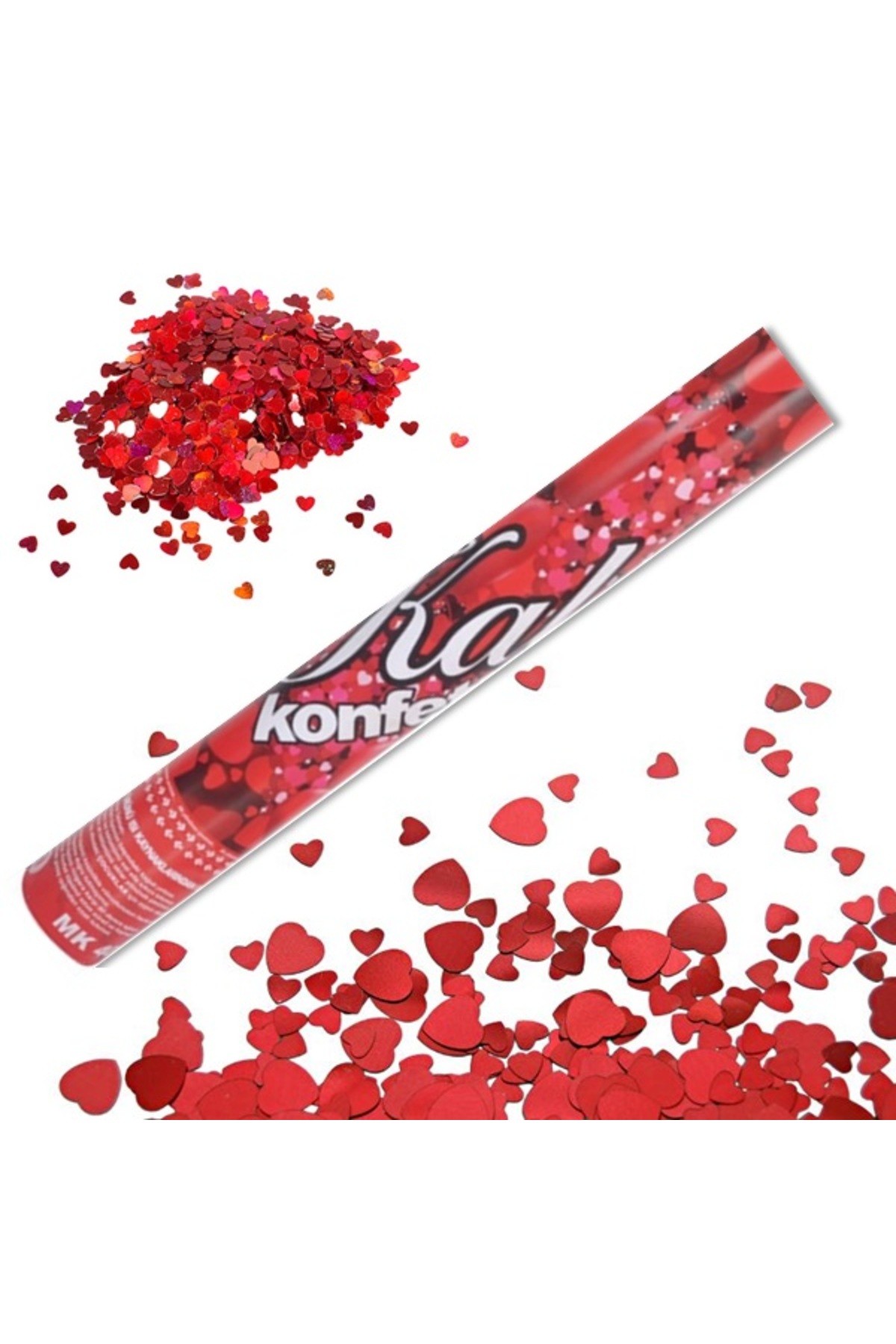 Kalpli Konfeti 30 Cm