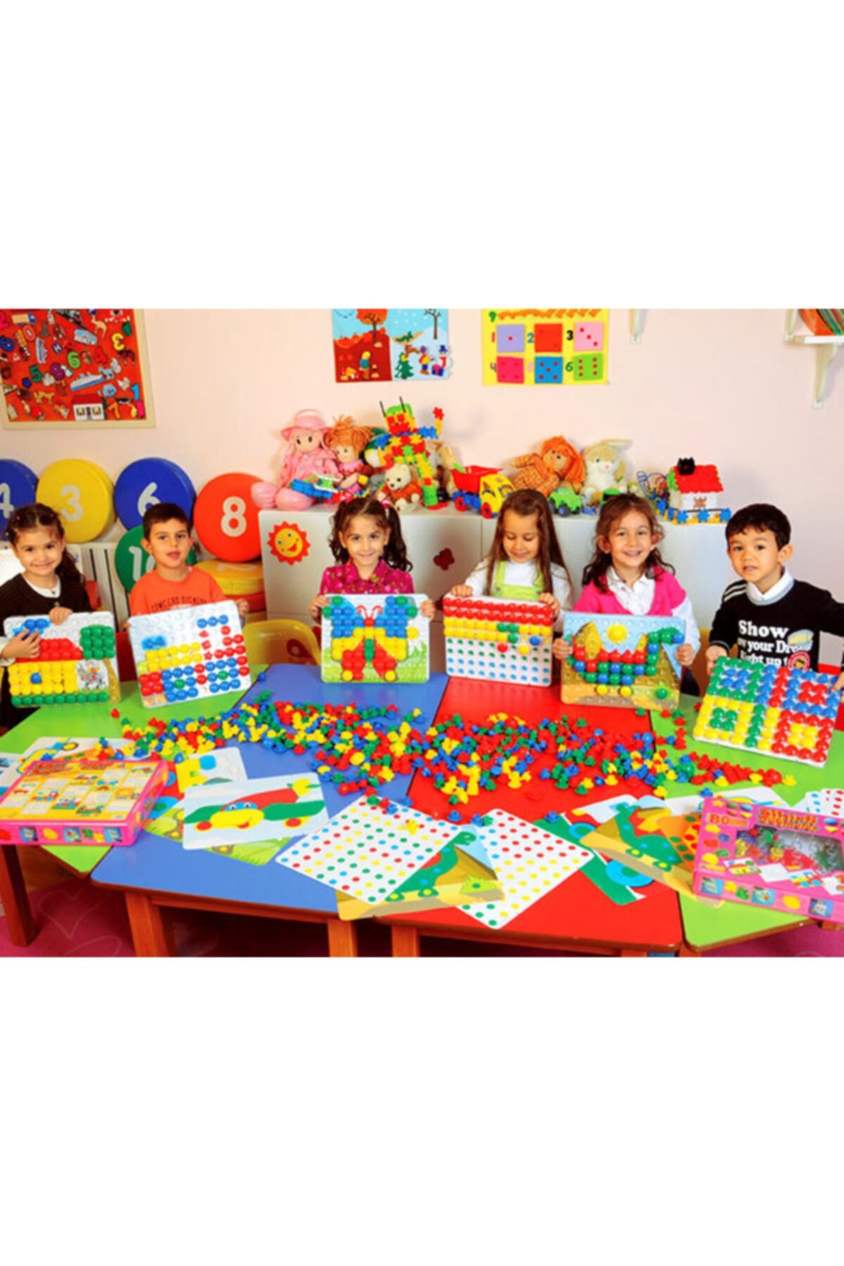 Sihirli Düğmeler 10 Lu Set Sd-10 Eğitici Matrax Oyuncak