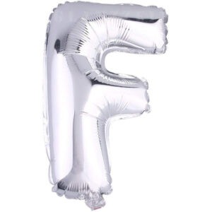 HARF BALON GÜMÜŞ RENK 16 İNÇ 36 CM  - F