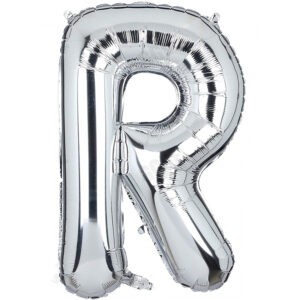 HARF BALON GÜMÜŞ RENK 40 İNÇ 100 CM  - R