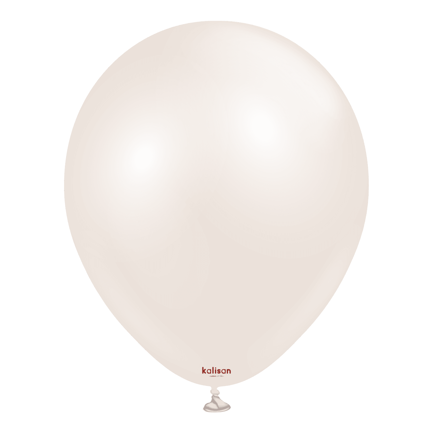 Kalisan Balon Aura Serisi Simli Parlak 12 inç  - Fil Dişi(İvory White)