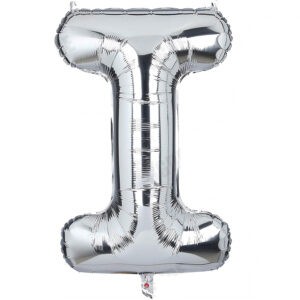 HARF BALON GÜMÜŞ RENK 40 İNÇ 100 CM  - I