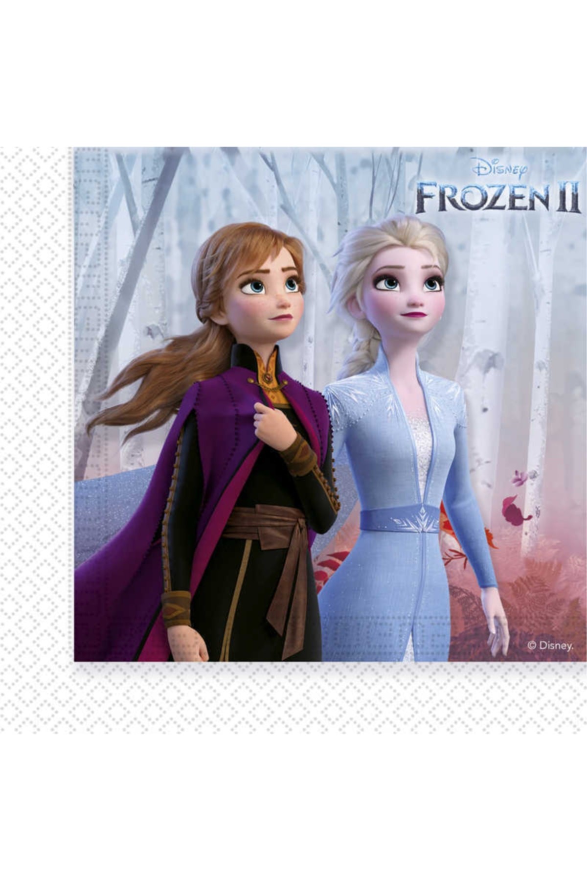 Frozen Elsa Temalı Peçete Çift Katlı Pk 20 Li