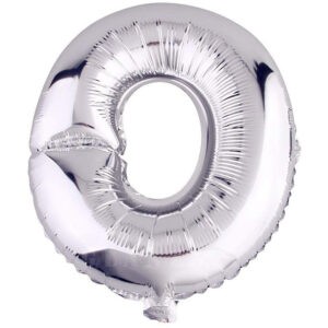 HARF BALON GÜMÜŞ RENK 16 İNÇ 36 CM  - O