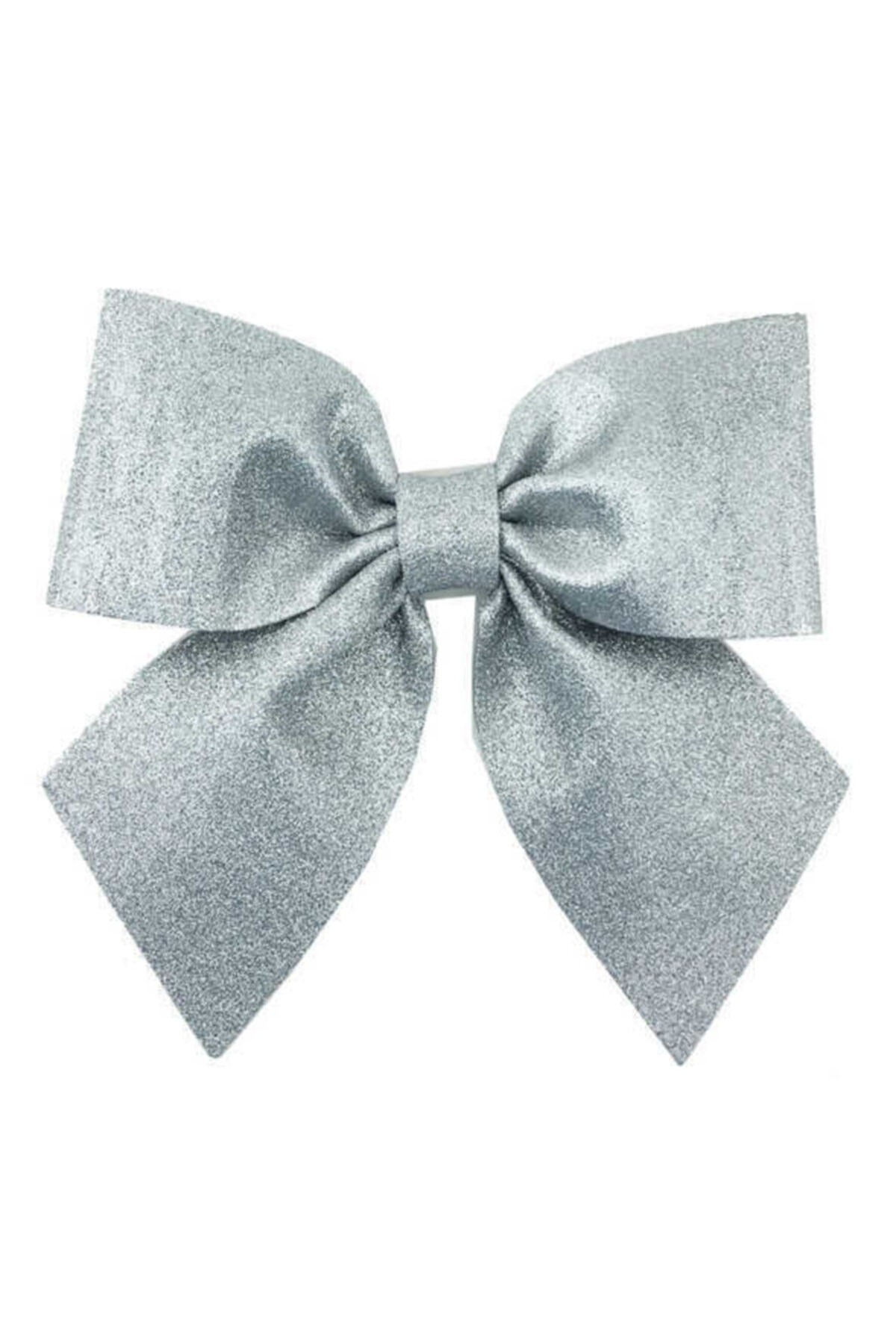 Fiyonk Simli Evadan Gümüş Renk 22 cm
