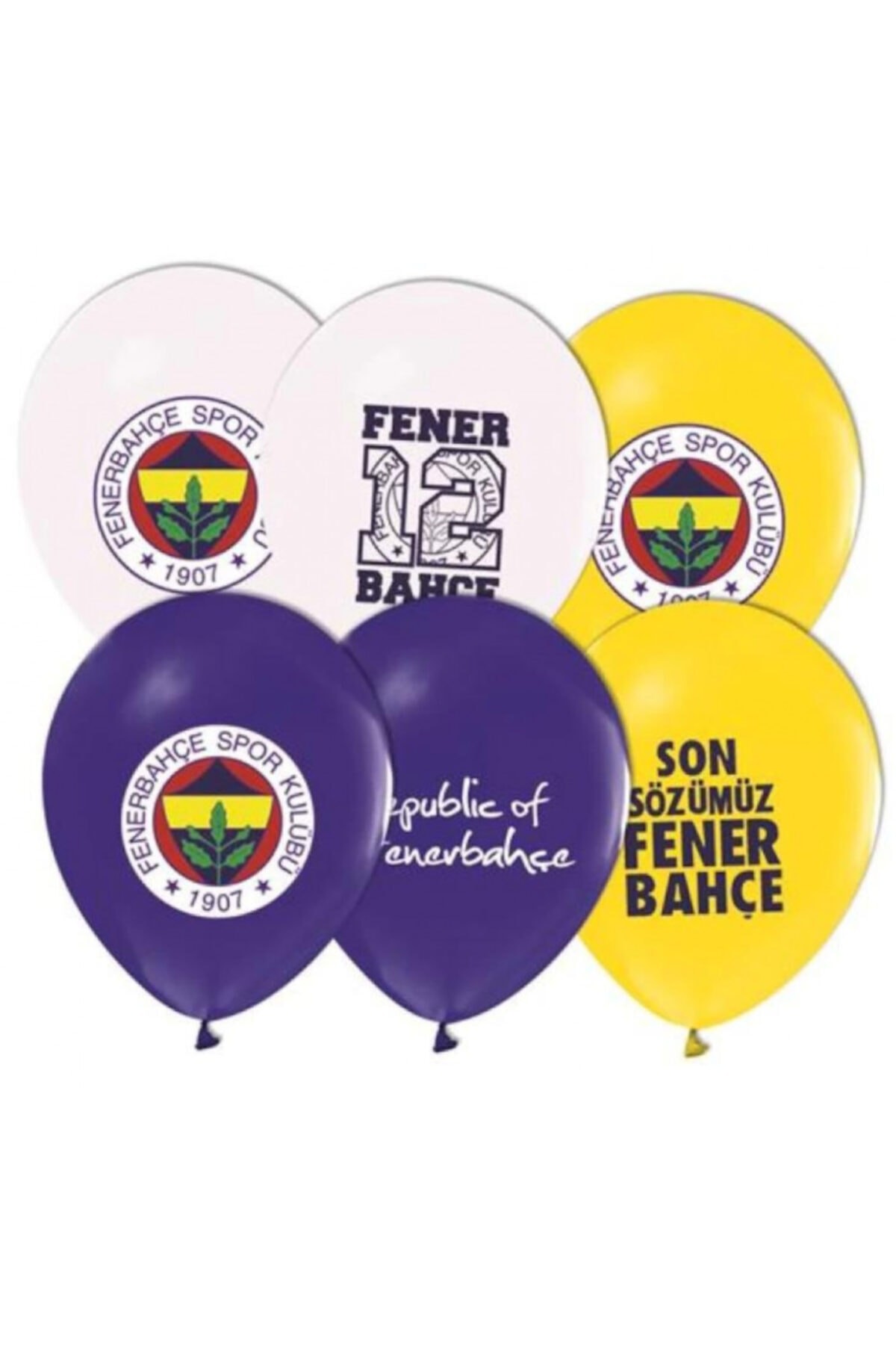 Fenerbahçe Baskılı Balon 12 Inç Pk 10 Lu