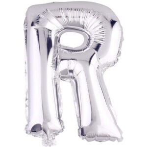 HARF BALON GÜMÜŞ RENK 16 İNÇ 36 CM  - R