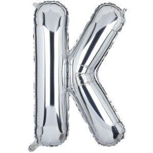 HARF BALON GÜMÜŞ RENK 40 İNÇ 100 CM  - K