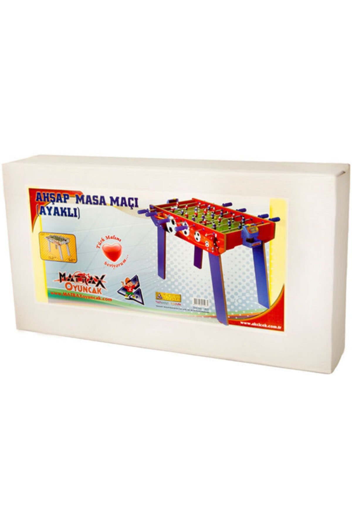 Ahşap Masa Maçı Ayaklı Langırt 4 Kollu (403) Matrax Oyuncak