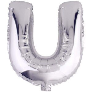 HARF BALON GÜMÜŞ RENK 16 İNÇ 36 CM  - U
