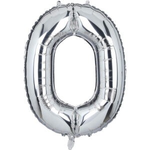 HARF BALON GÜMÜŞ RENK 40 İNÇ 100 CM  - O