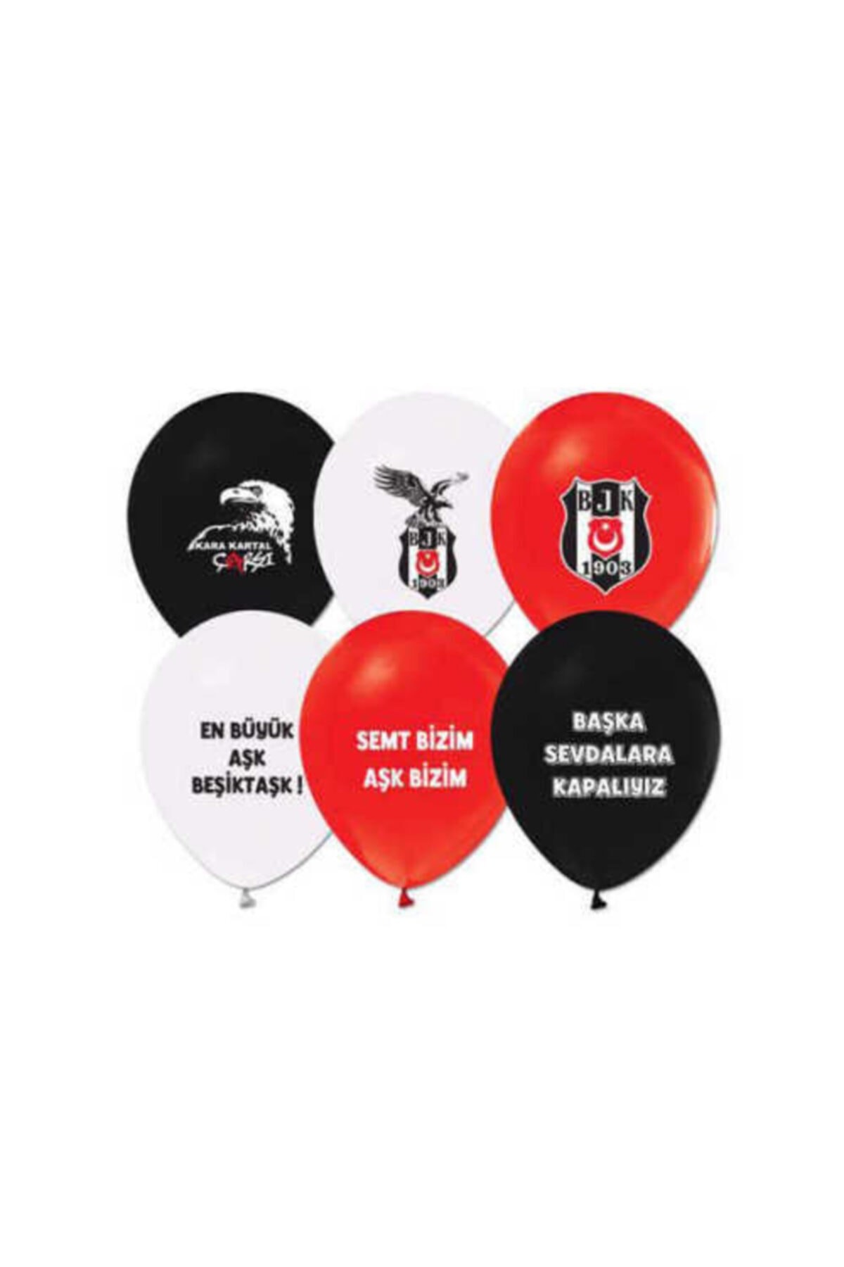 Beşiktaş Baskılı Balon 12 Inç Pk 10 Lu