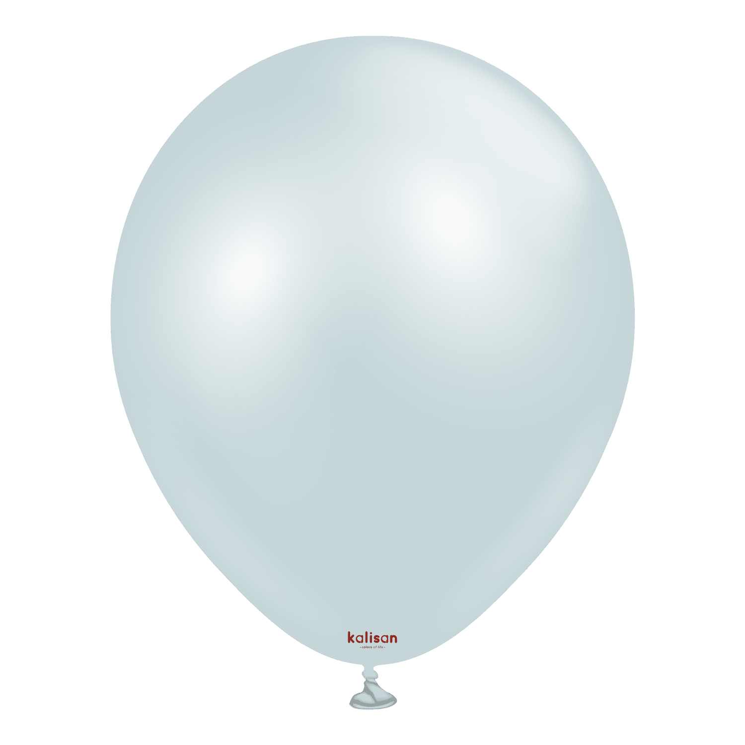Kalisan Balon Aura Serisi Simli Parlak 12 inç  - Buz Mavisi(İce Blue)