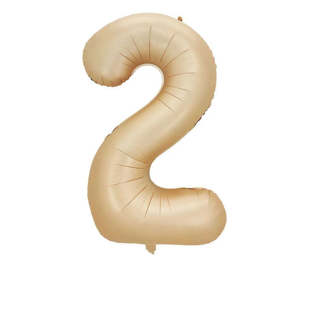 Folyo Balon Karamel Renk 40 inç 100 cm  - 2