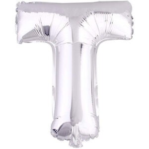 HARF BALON GÜMÜŞ RENK 16 İNÇ 36 CM  - T