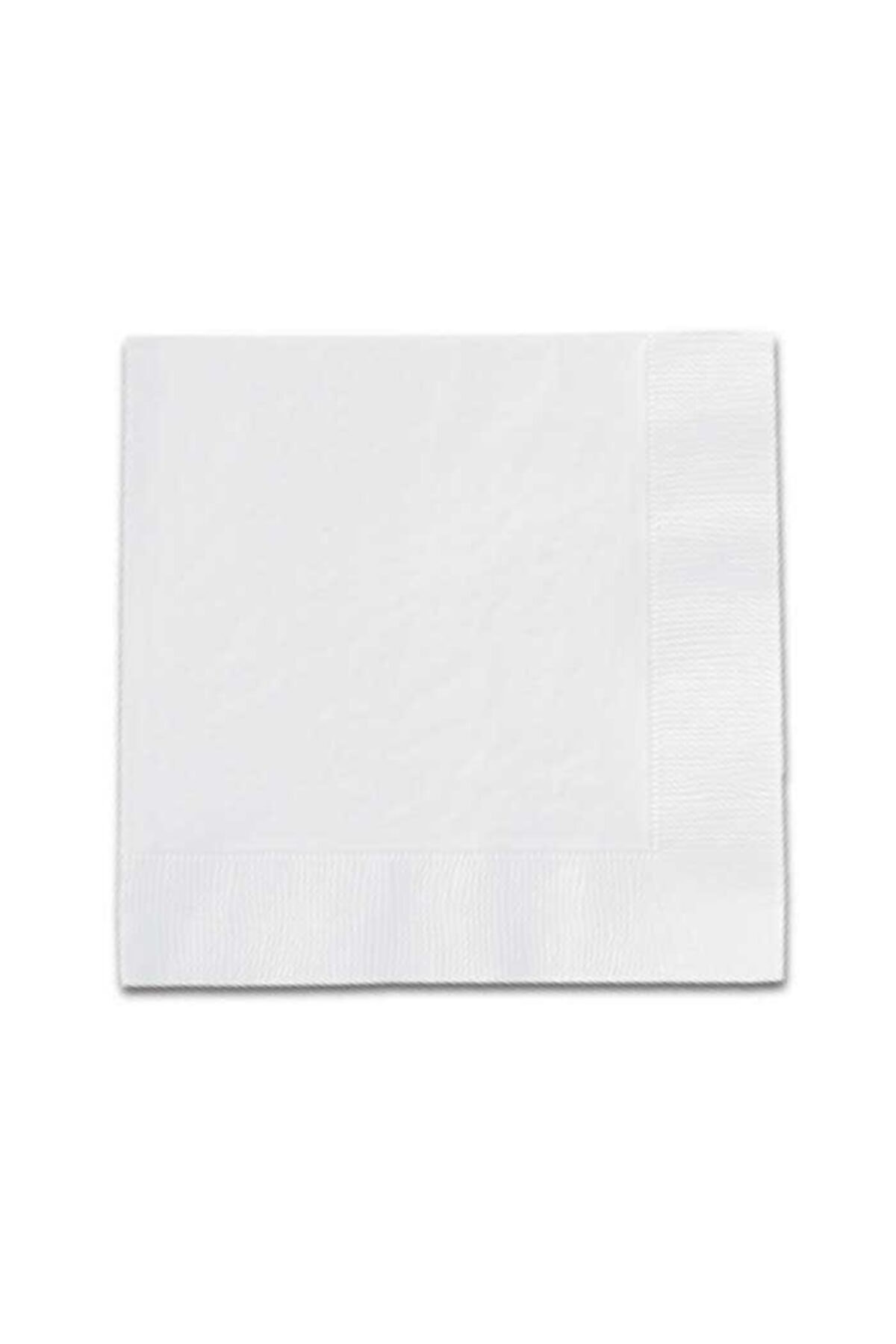 Kağıt Peçete Düz Desenli Beyaz Renk 33*33 cm 