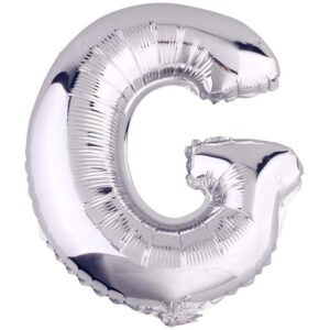 HARF BALON GÜMÜŞ RENK 16 İNÇ 36 CM  - G