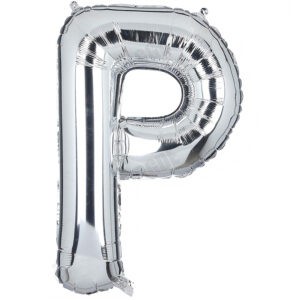 HARF BALON GÜMÜŞ RENK 40 İNÇ 100 CM  - P