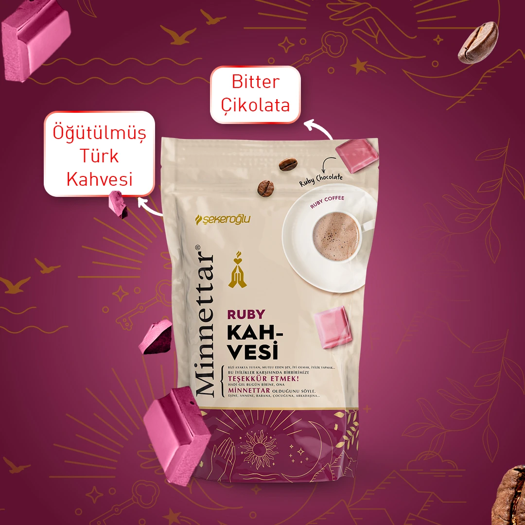 Minnettar Ruby Çikolatalı Kahve 165 Gr