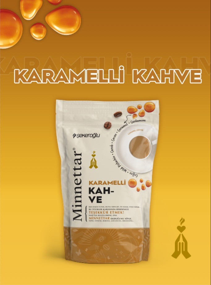 Minnettar Karamelli Kahve 5 x 165 Gr ( 5 Adet )