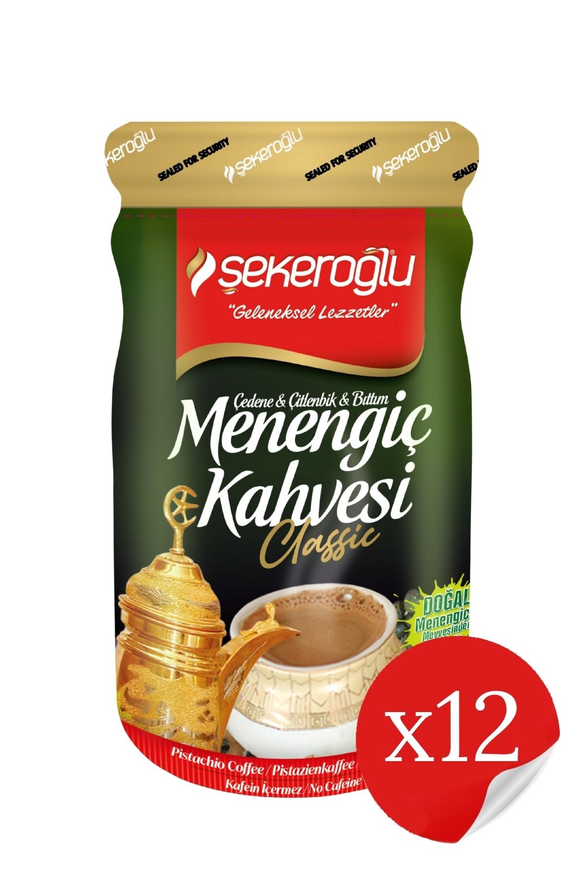 Şekeroğlu Sıvı Menengiç Kahvesi 12 X 600 gr