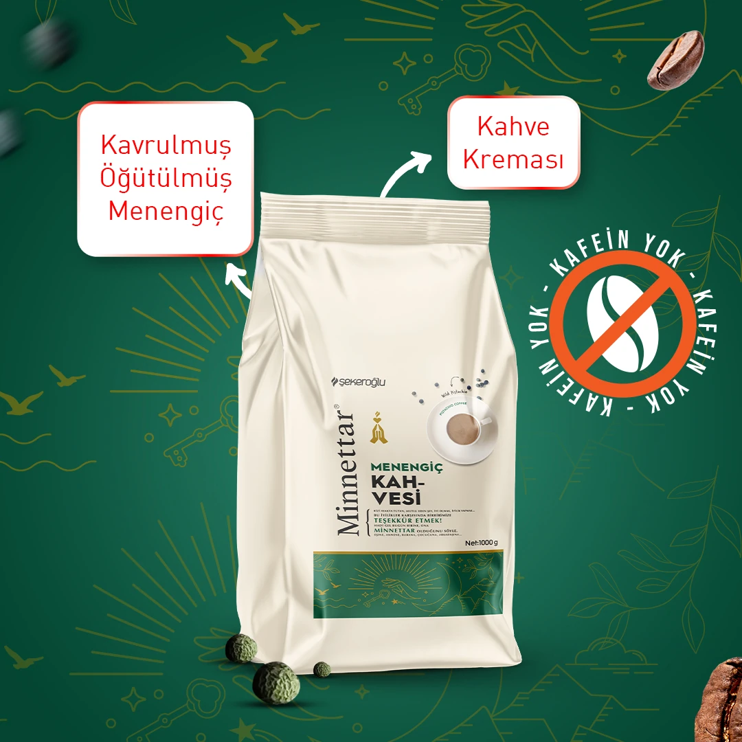 Minnettar Toz Menengiç Kahvesi 1000 Gr