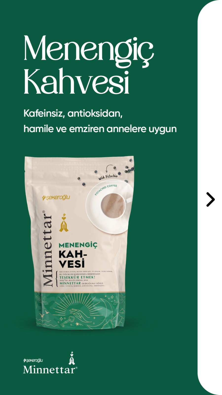 Minnettar Menengiç Kahvesi 5 X 1000 gr ( 5 Adet )