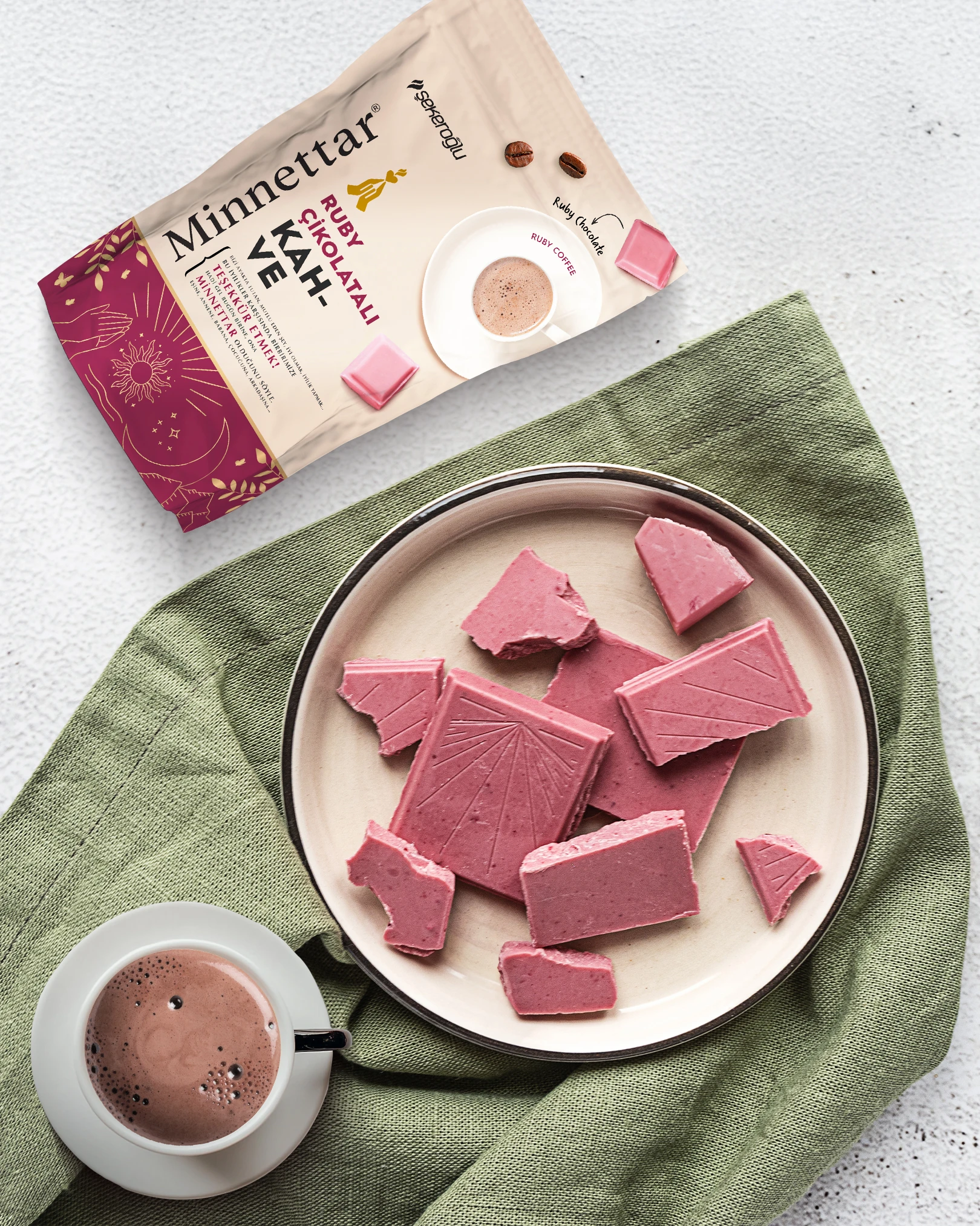 Minnettar Ruby Çikolatalı Kahve 165 Gr