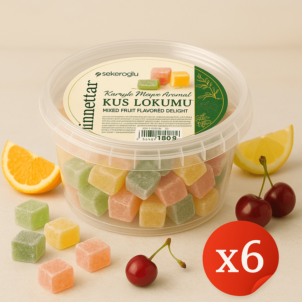 Minnettar Kuş Lokumu 180 Gr ( 6 Adet )