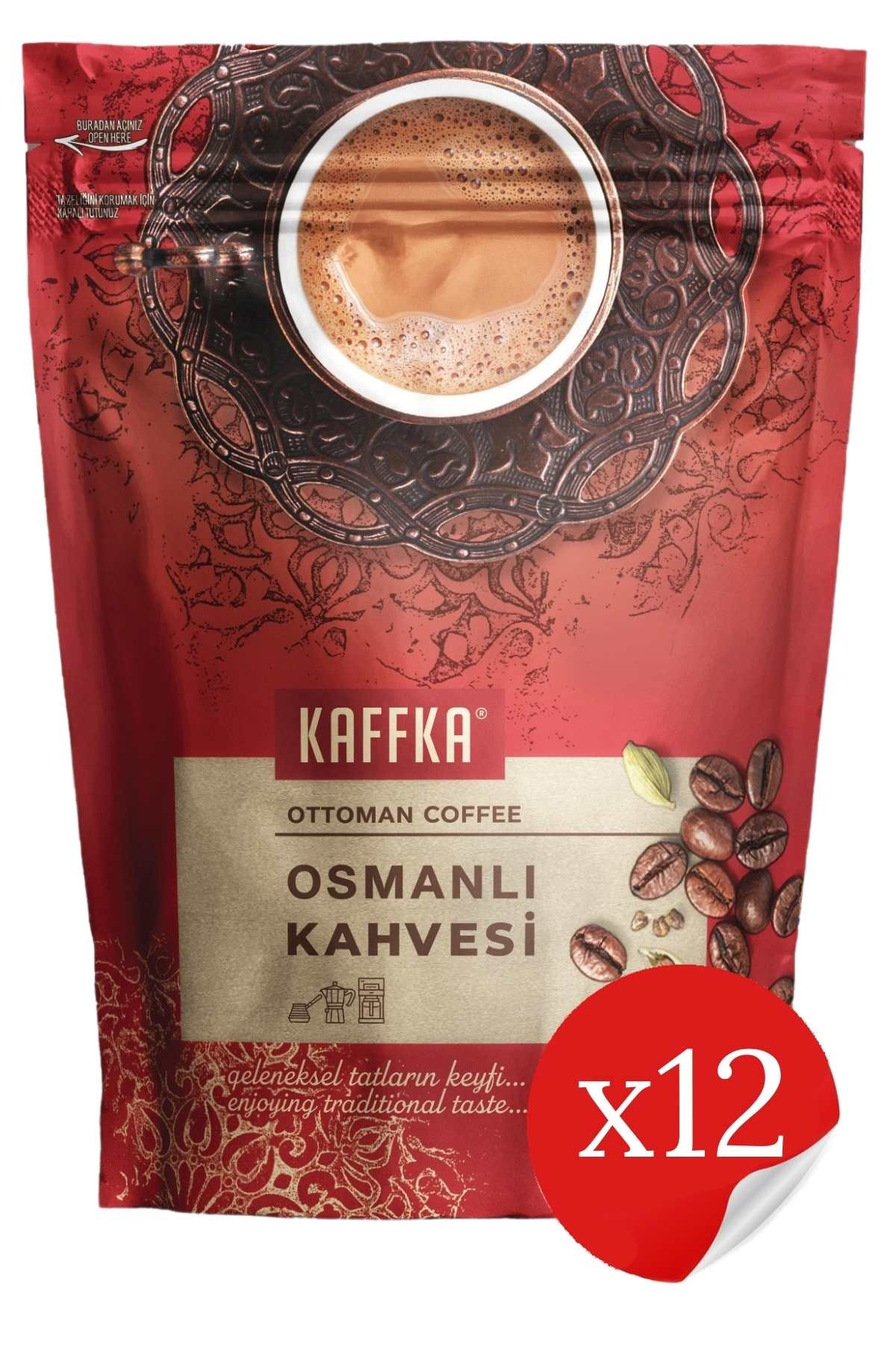 KAFFKA Osmanlı Kahvesi 150 Gr ( 12 Adet )