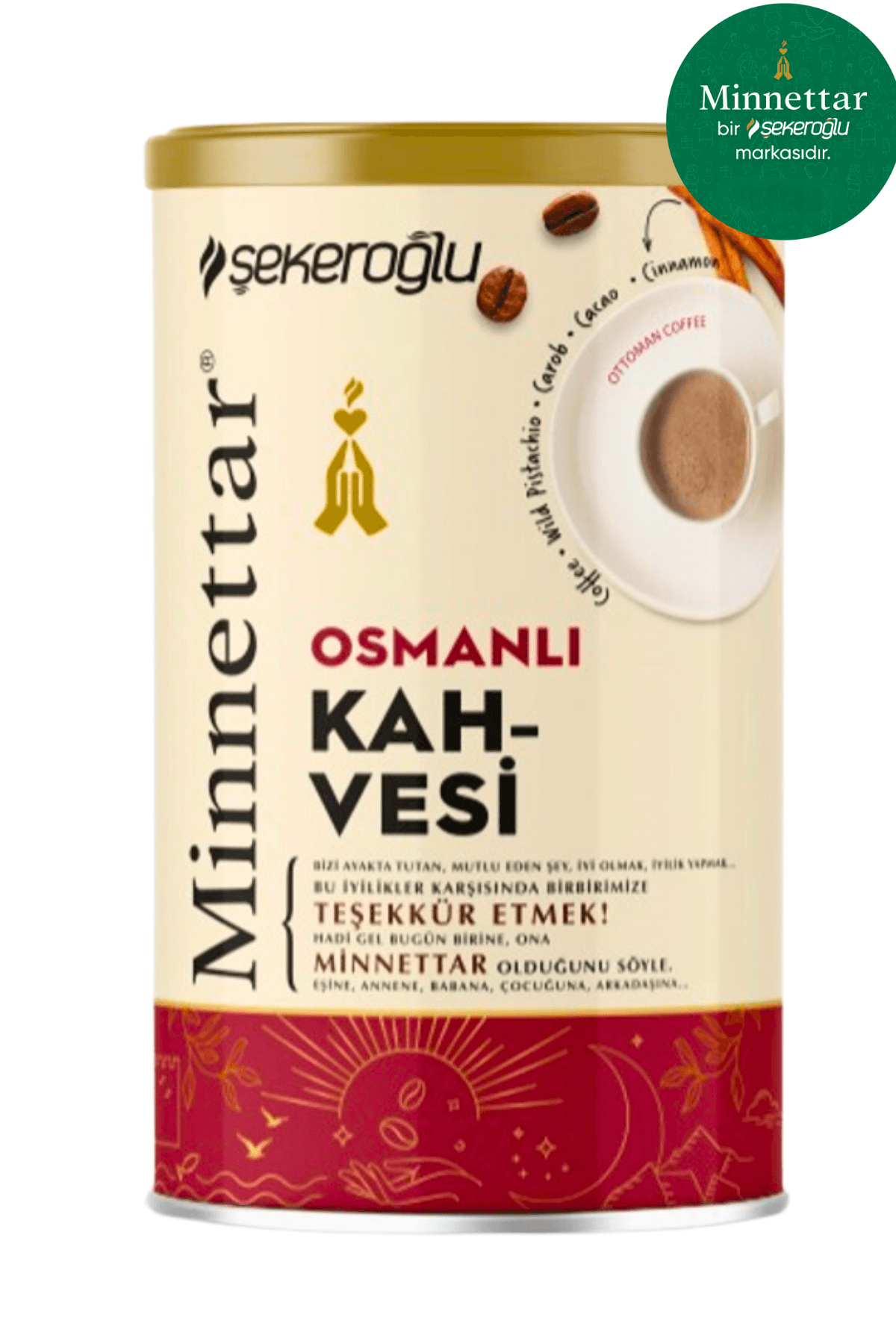 Minnettar Osmanlı Kahvesi 200 Gr Özel Silindir Kutu