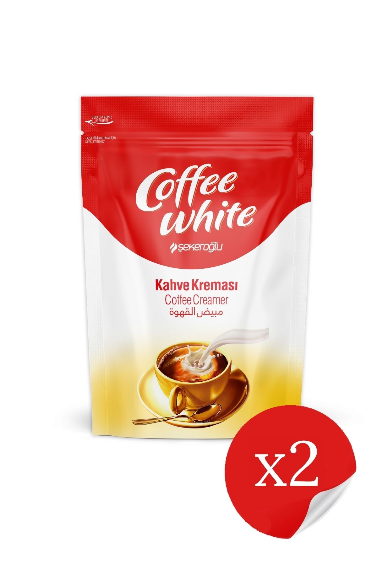 Coffee White Kahve Kreması 2 x 200 Gr ( 2 Adet )